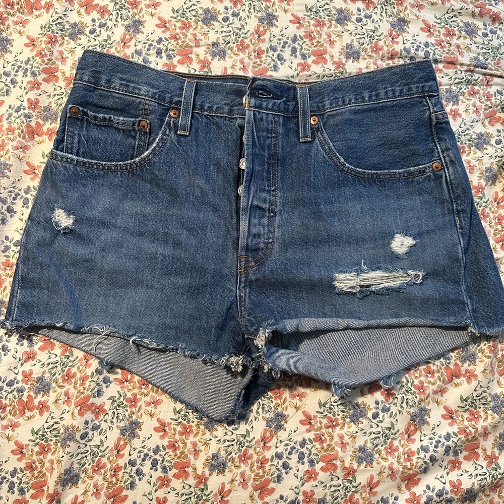 2 pair Levi Denim Shorts, Women’s Size 30 & 31